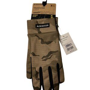 Burton Touch N’ Go Liner Gloves Mens Size Large Camo - NWT